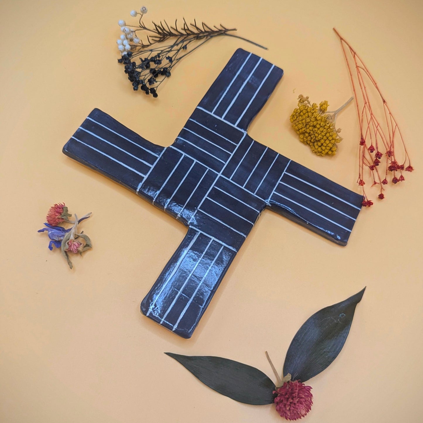 'Blue Bridgid Cross' by Ciara Veronica Dunne