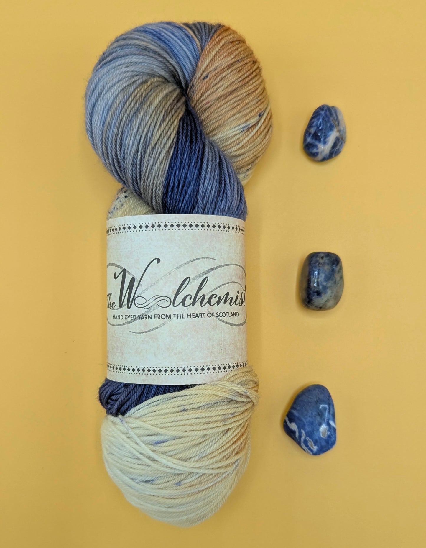 'Sodalite' - the Woolchemist Hand Dyed Yarn - 100g