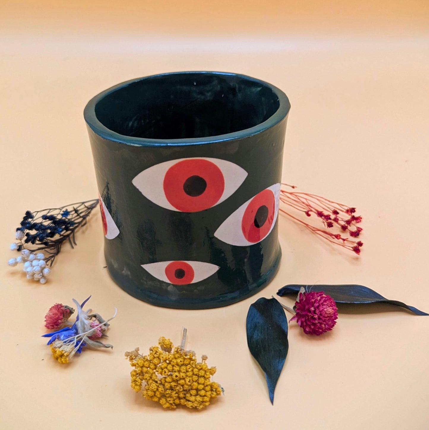 'Green Eyed' Pot by Ciara Veronica Dunne