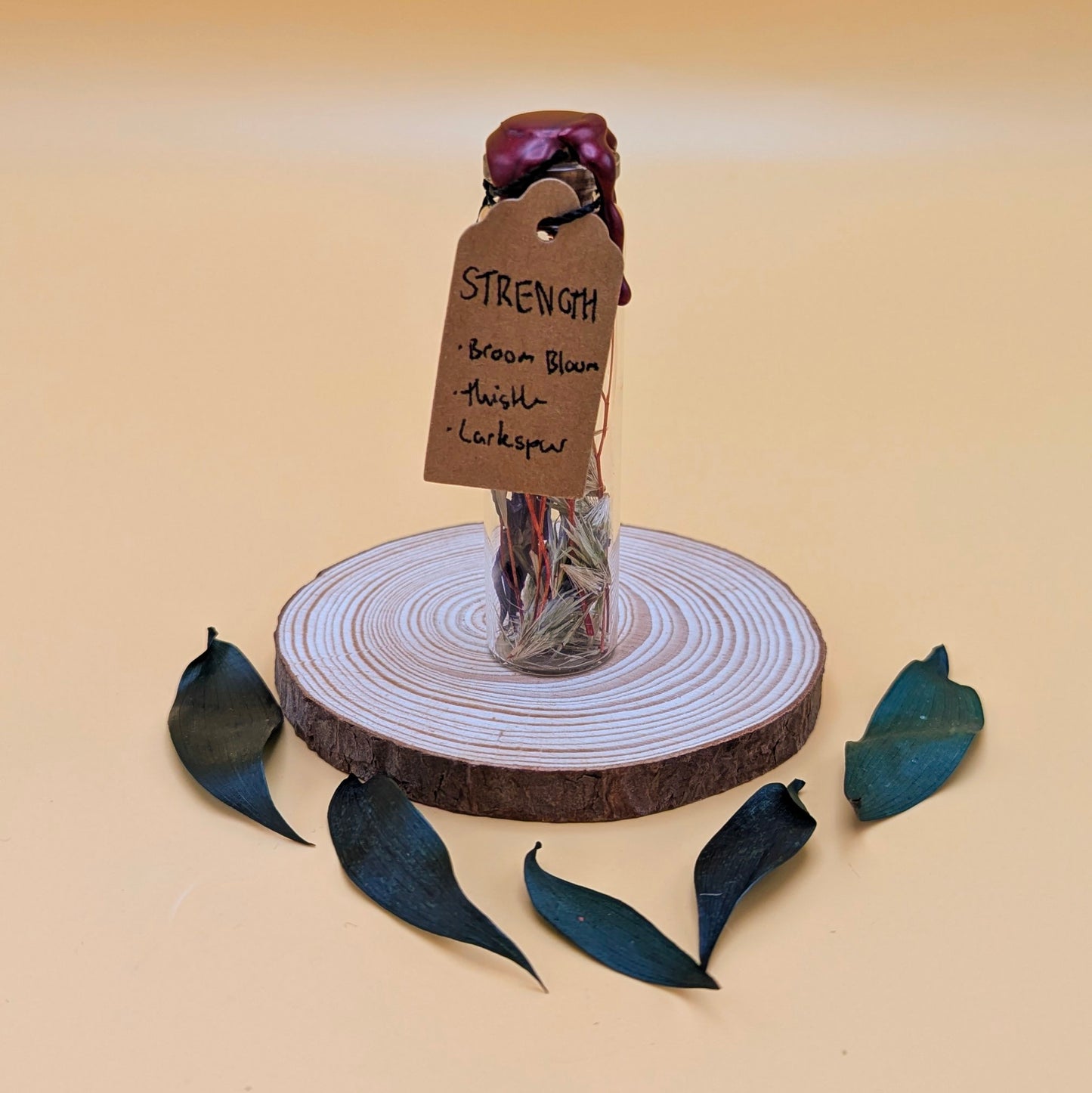 flower spell jar