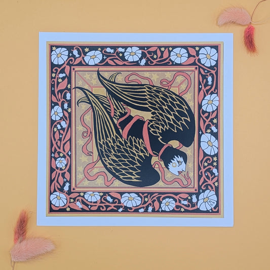 'Blackbird' Print by Theo Cleary