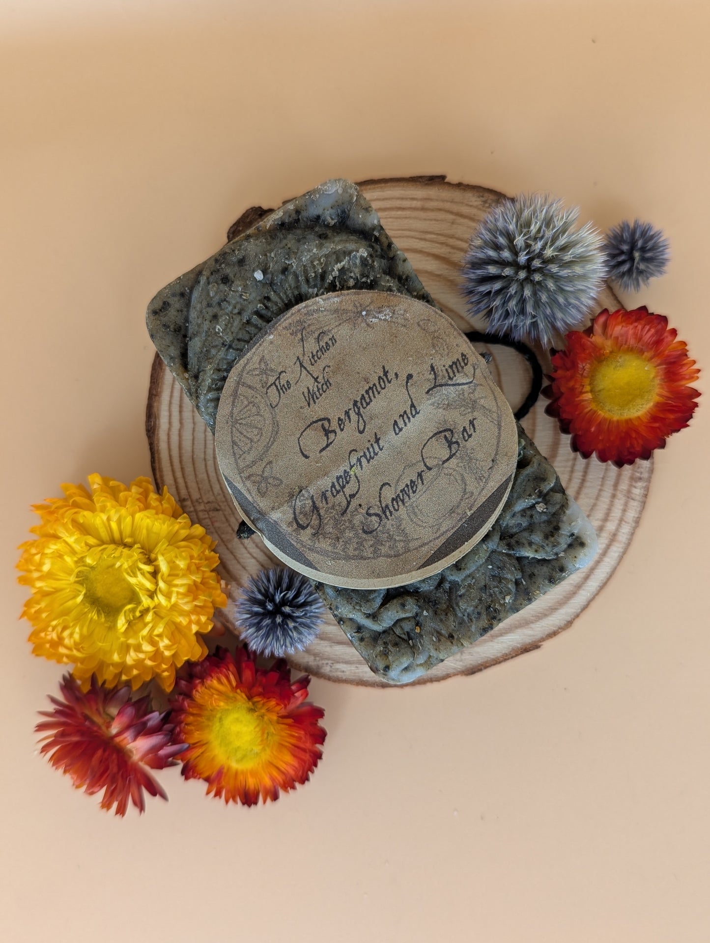 Mushroom Shower Bar - 'Bergamot, Grapefruit and Lime'