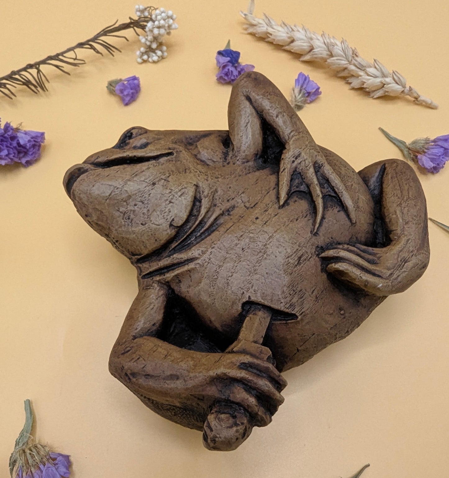 Frog - Reproduction Medieval Lincoln Cathedral Carving.