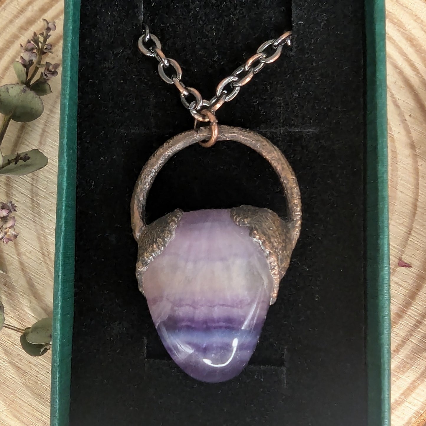 "Twyla" Fluorite Pendant