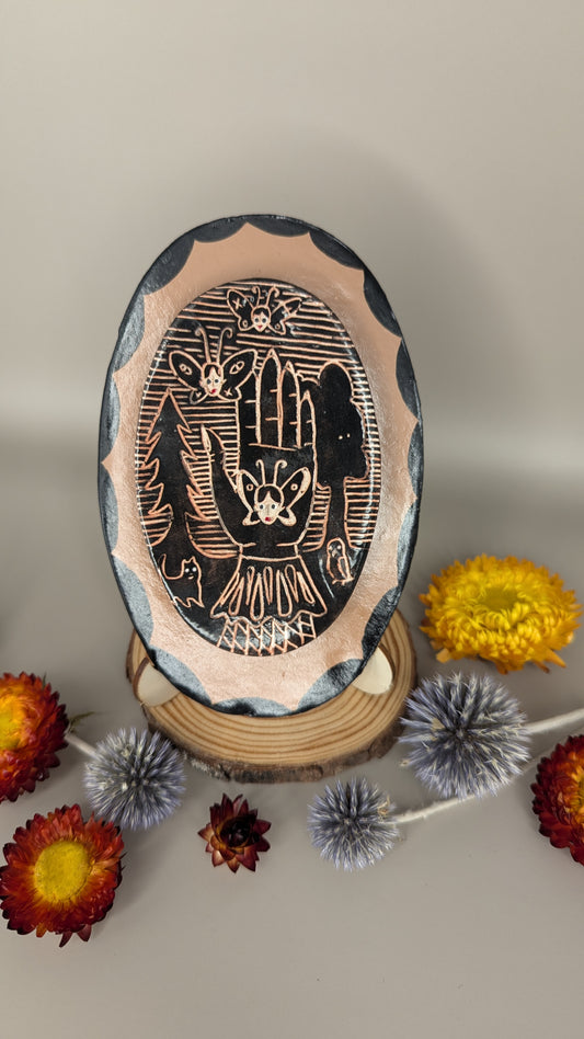 'Gift of Transformation' Ceramic Wall Piece by Ciara Veronica Dunne