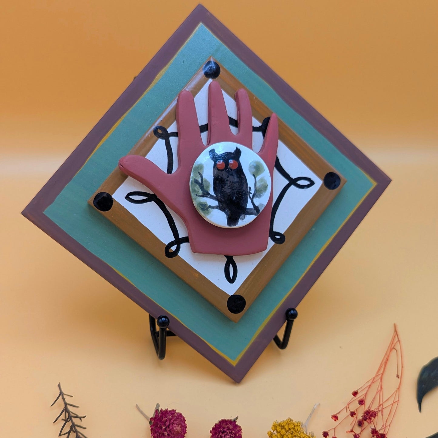 "Safety for Home" Ceramic Tile by Ciara Veronica Dunne