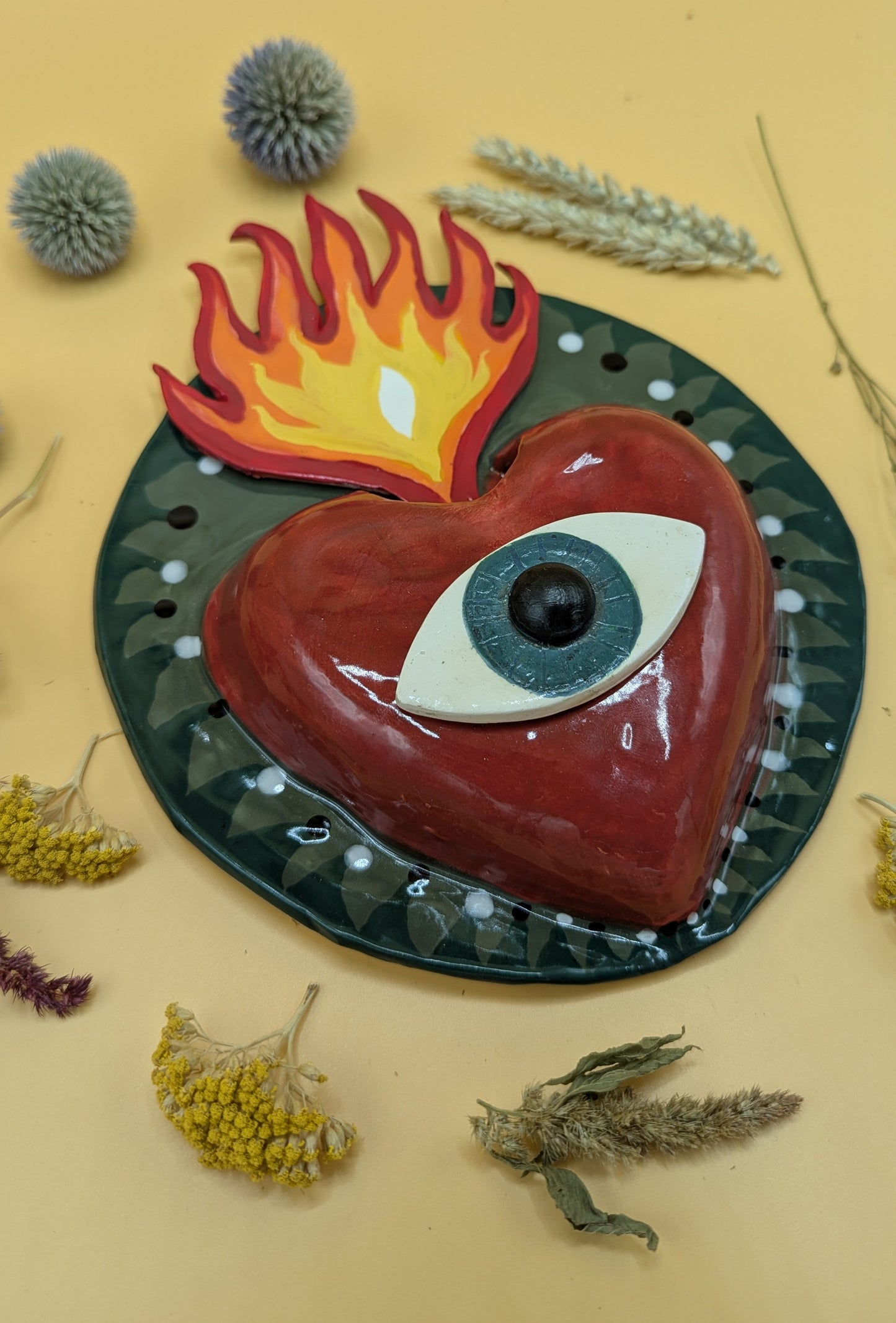 Green Eye (Good Luck) Vase