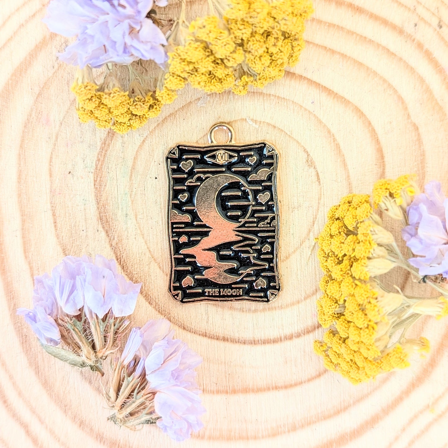 The Moon Tarot Charm