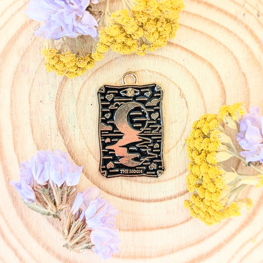 The Moon Tarot Charm