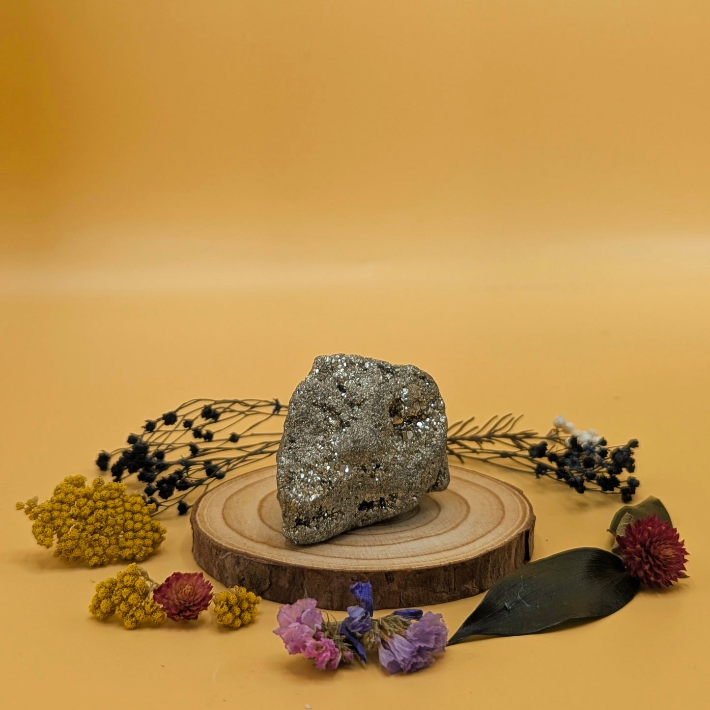 Pyrite Cluster with Gift Box