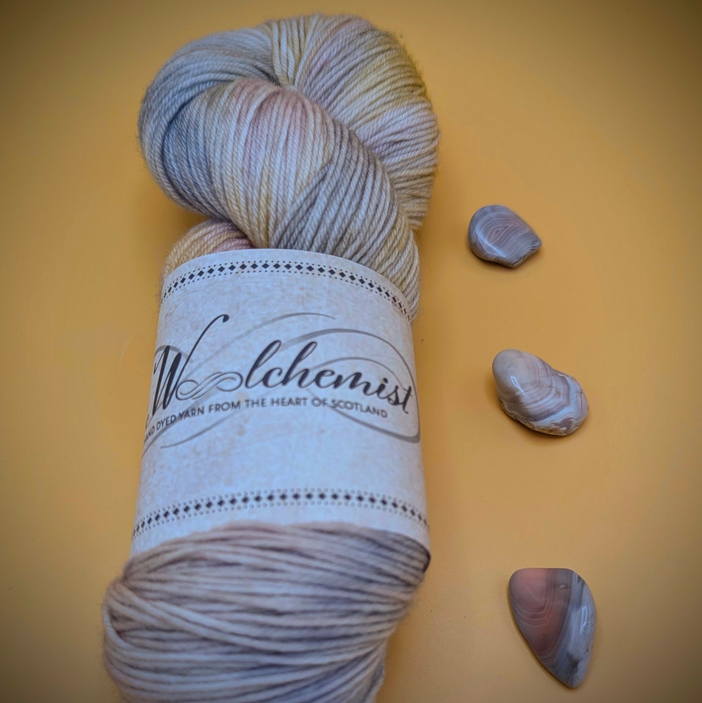 'Botswana Agate' - The Woolchemist Hand Dyed Yarn - 100g