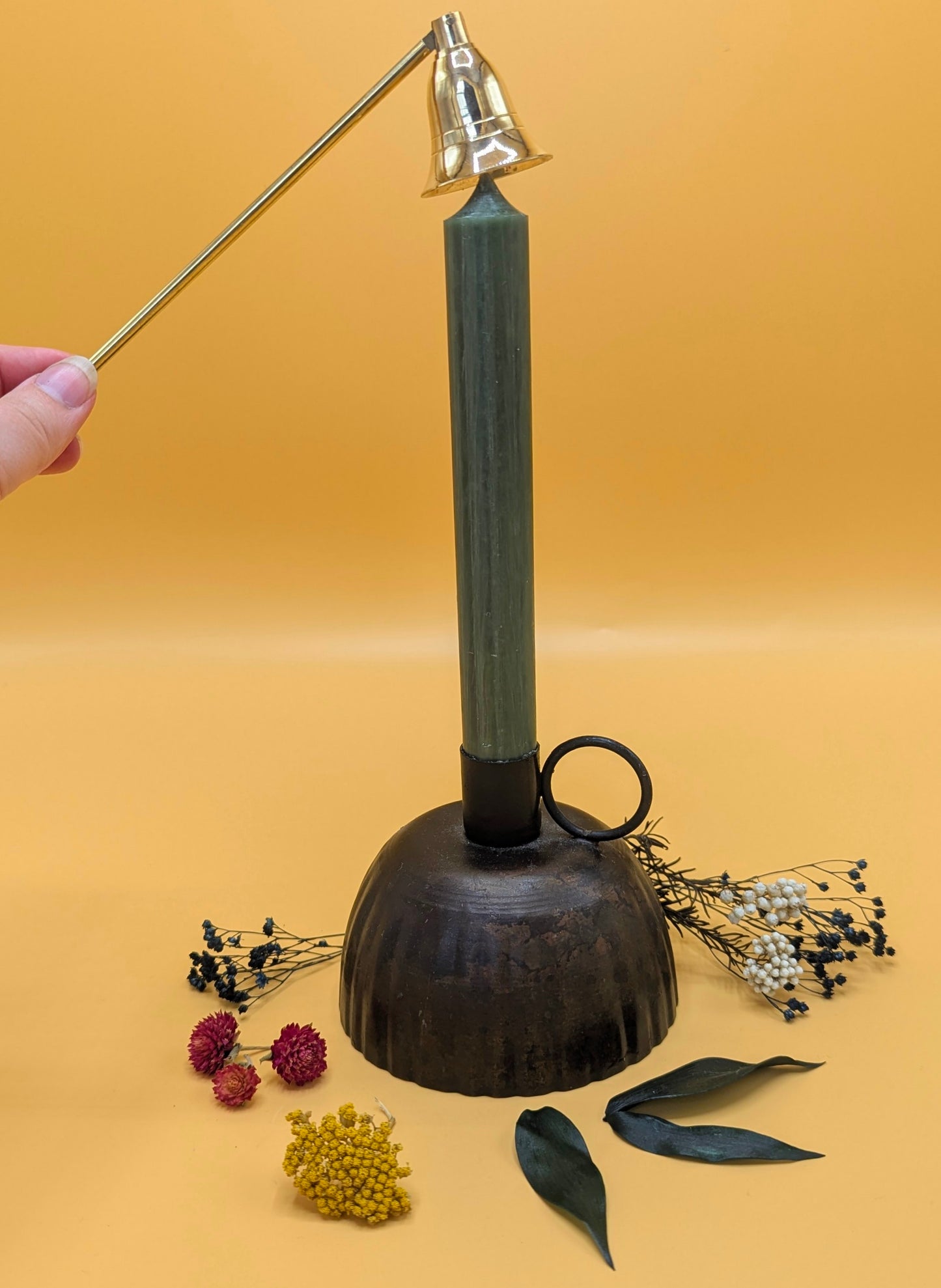 Brass Candle Snuffer