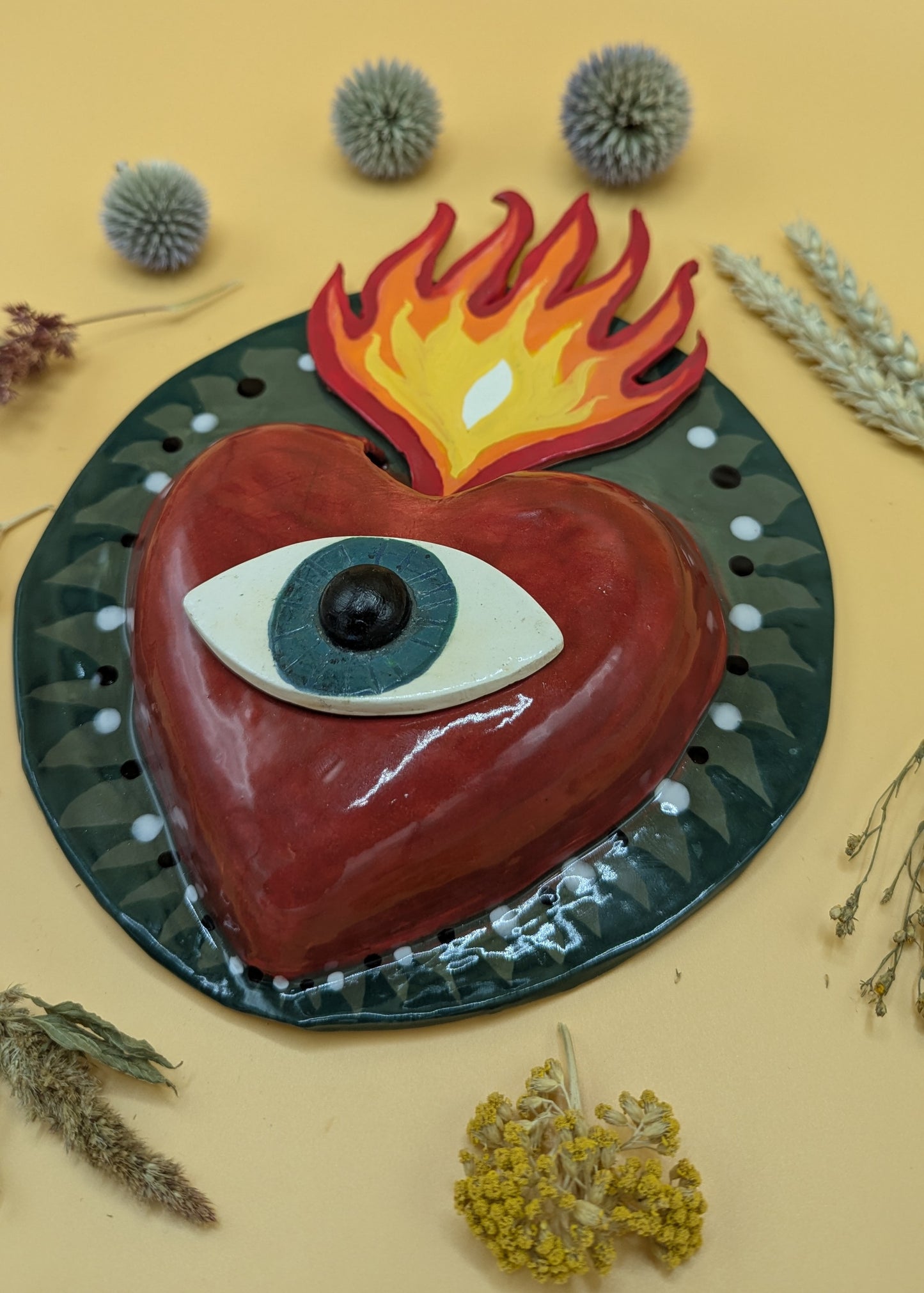 Green Eye (Good Luck) Vase