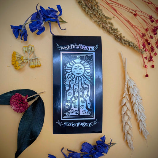 Sun Card Iridescent Sticker