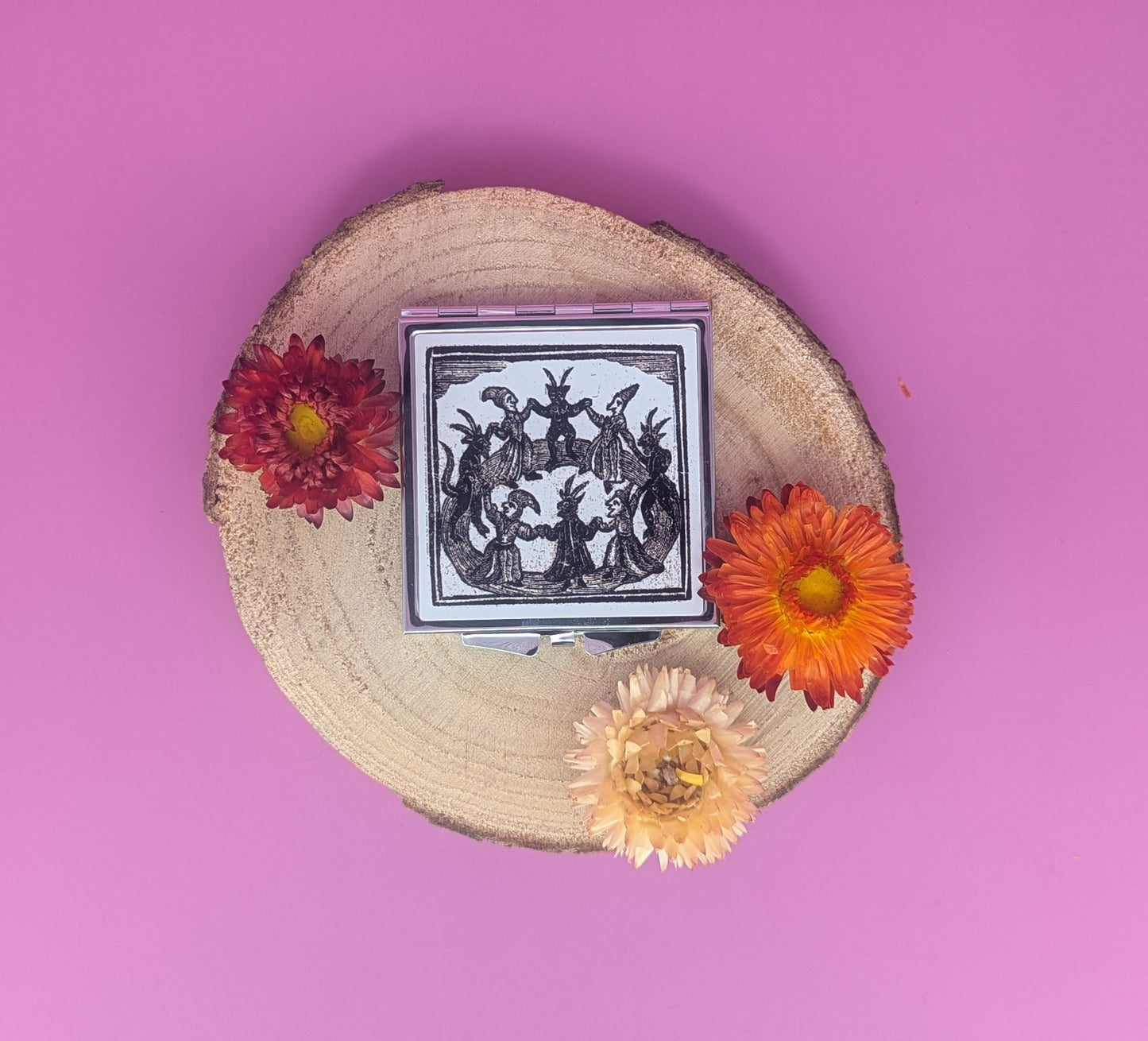 ' Dancing Witches' Compact Mirror