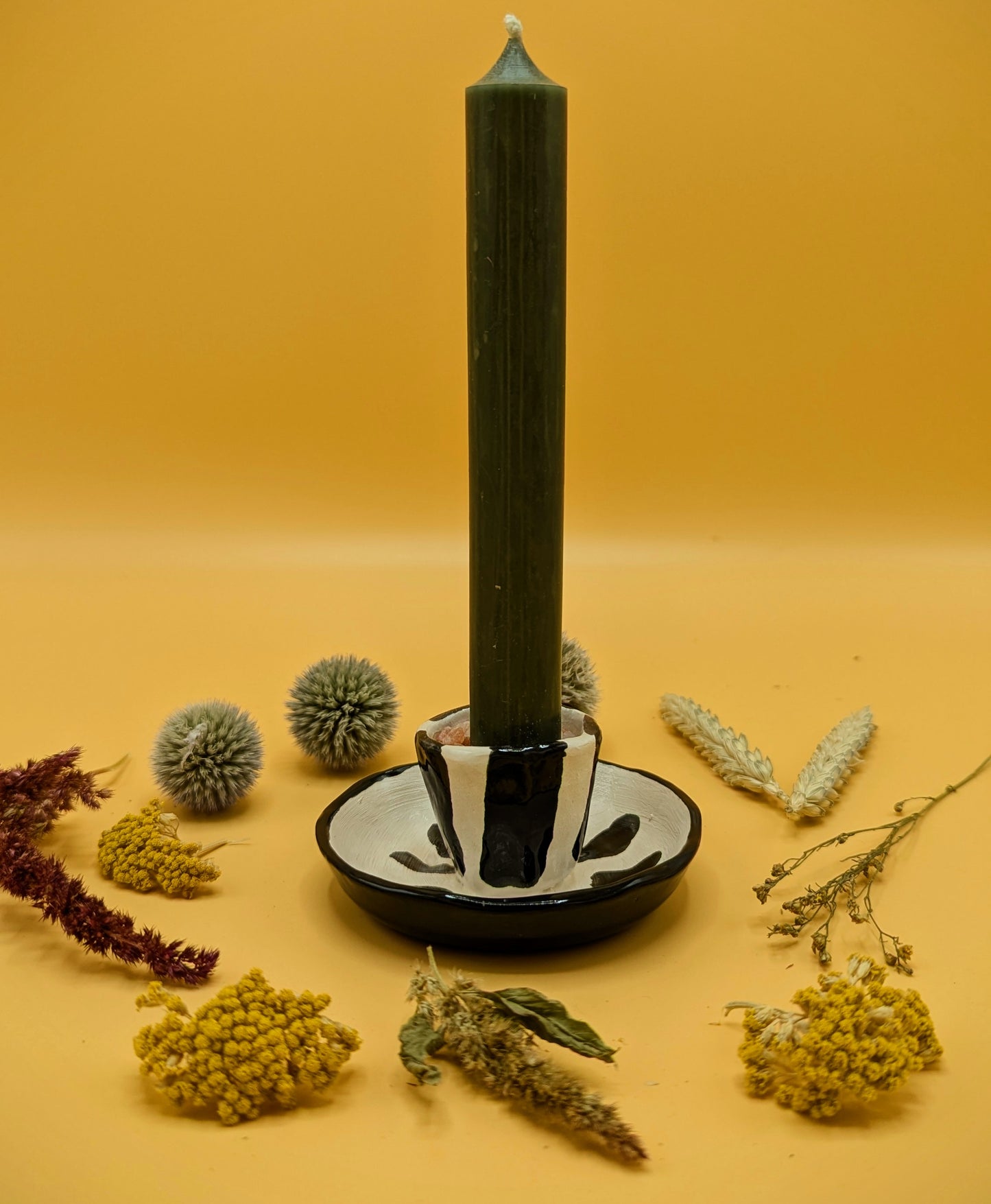 Striped Candle Holder