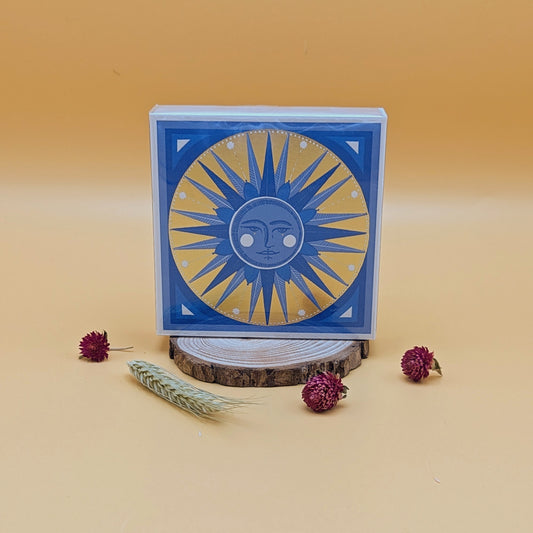 Golden Sun Square Matchbox