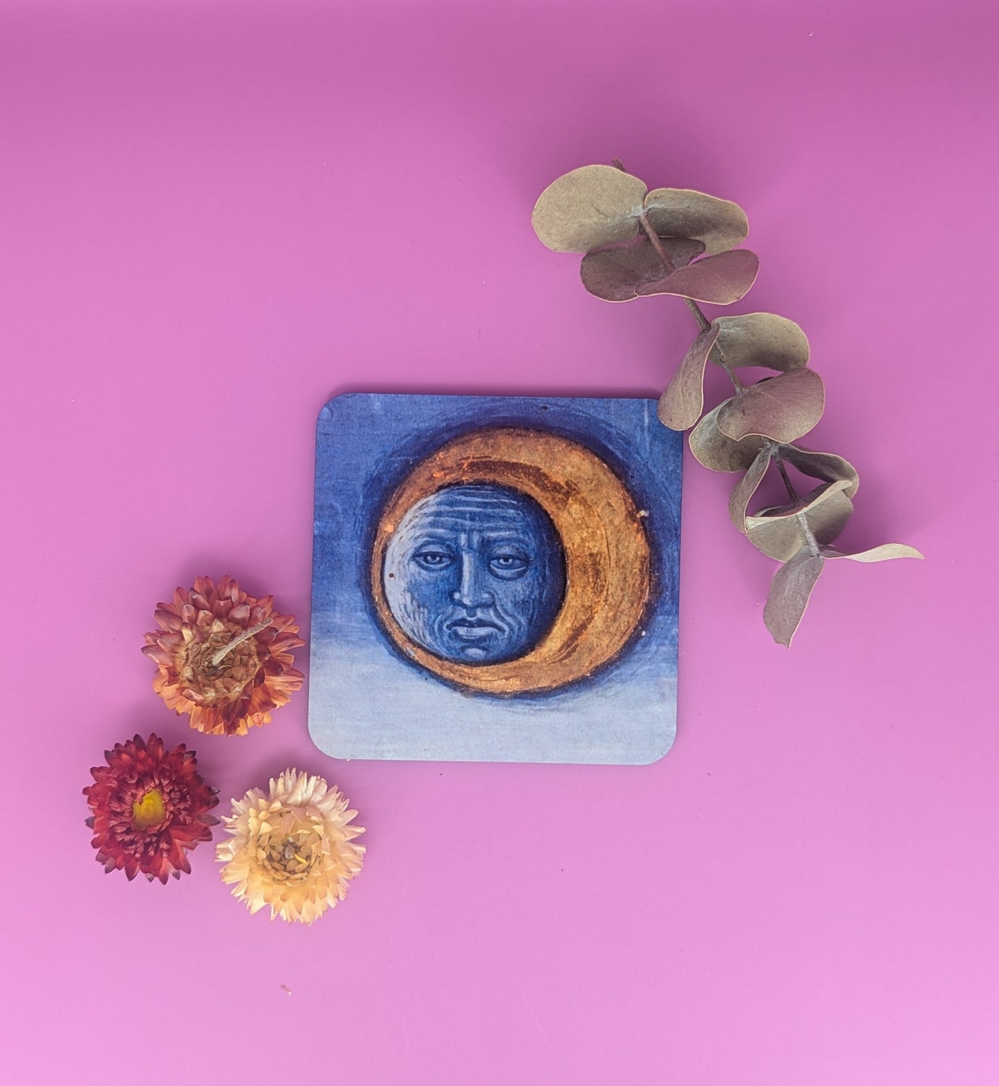 'Medieval Sun & Moon' Coasters