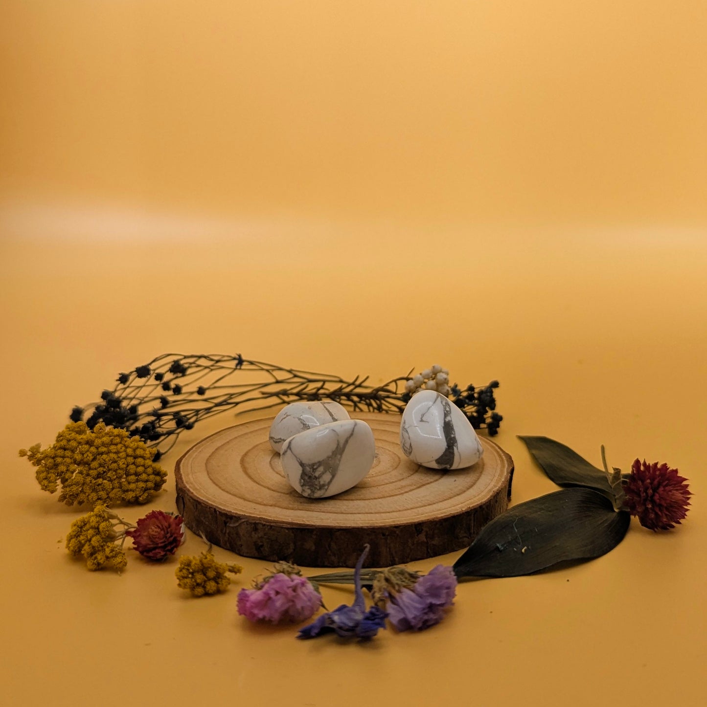 White Howlite Tumblestone