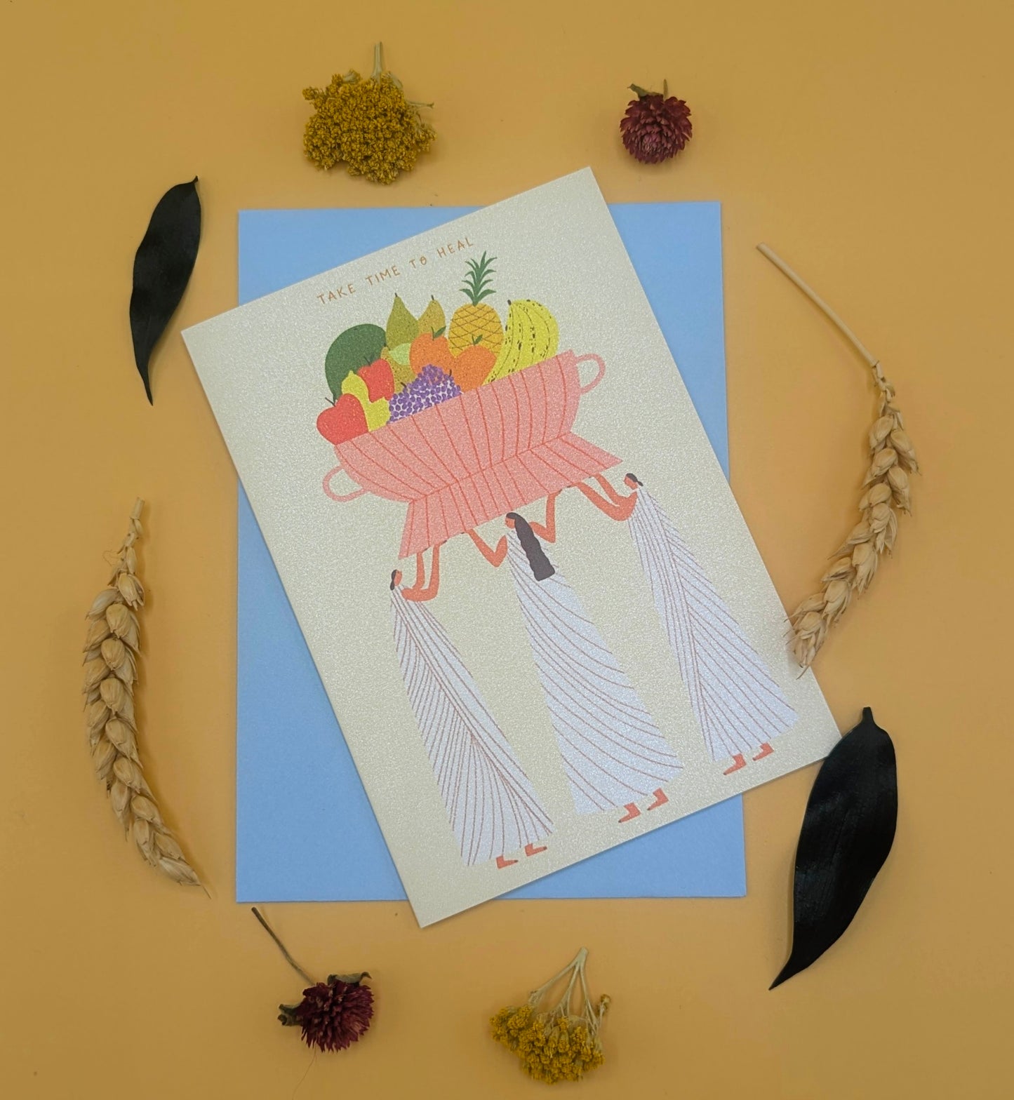 Take Time To Heal Card | Get Well Soon | Thinking Of You