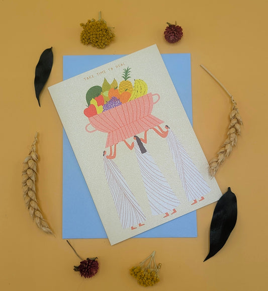 Take Time To Heal Card | Get Well Soon | Thinking Of You