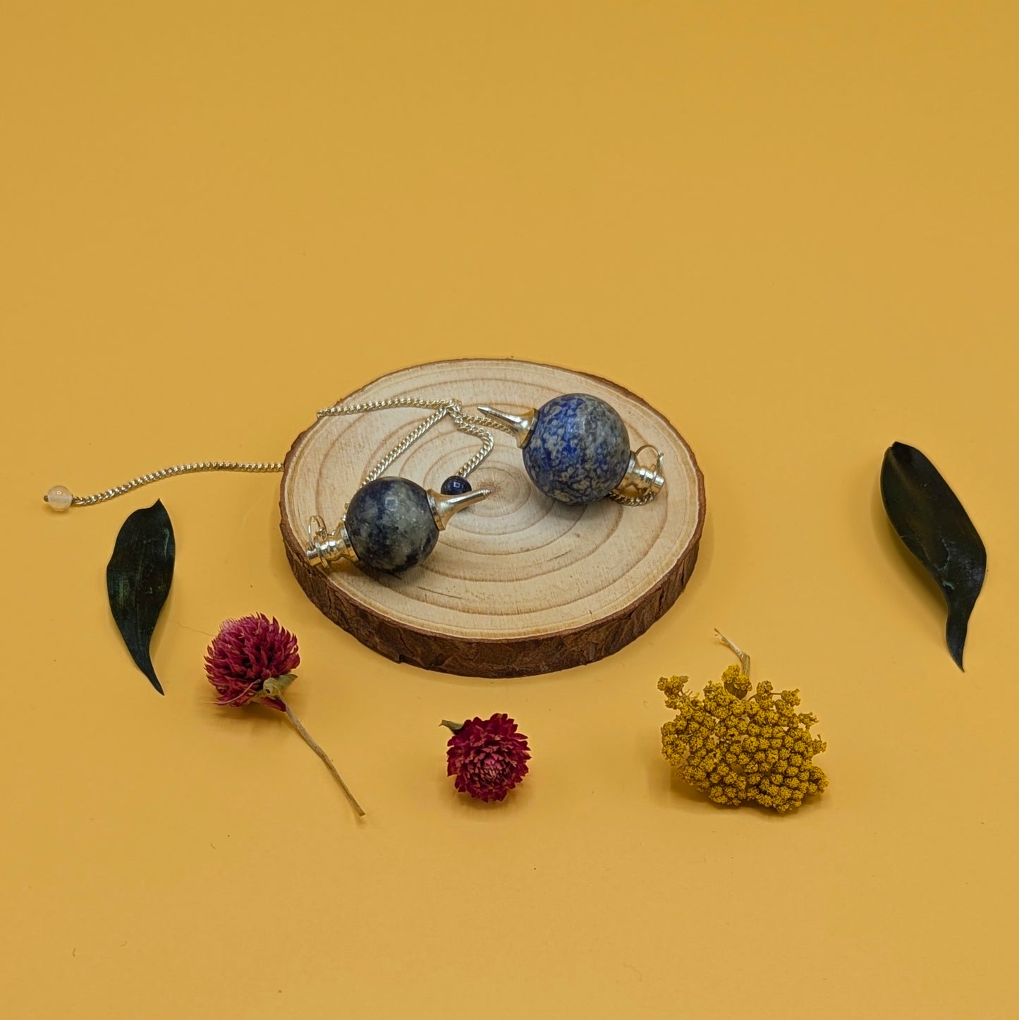 Lapis Sphere Pendulums