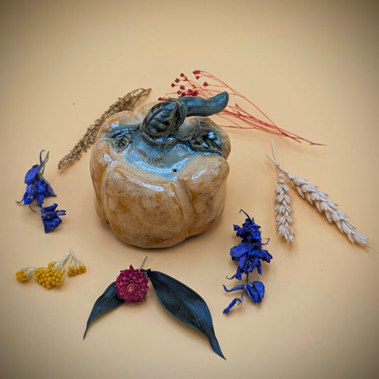 Ceramic Orange Pumpkin