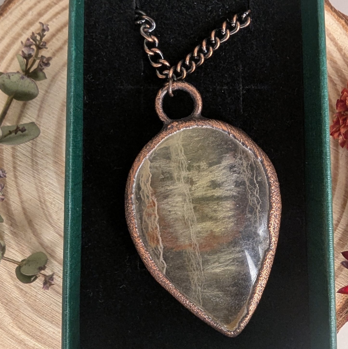 "Daisy" Yellow Fluorite Pendant