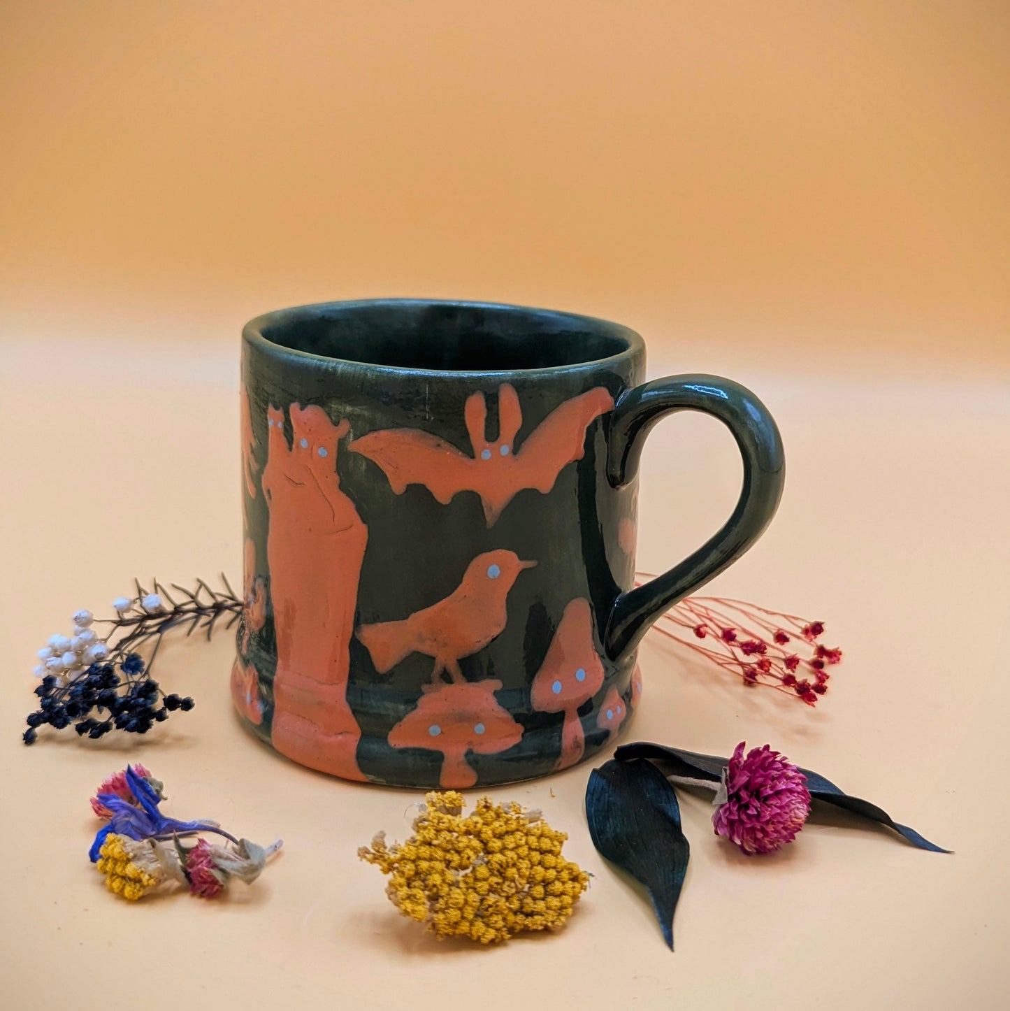 'Terracotta Figures' Ceramic Mug by Ciara Veronica Dunne