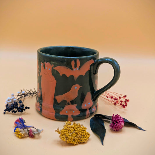 'Terracotta Figures' Ceramic Mug by Ciara Veronica Dunne