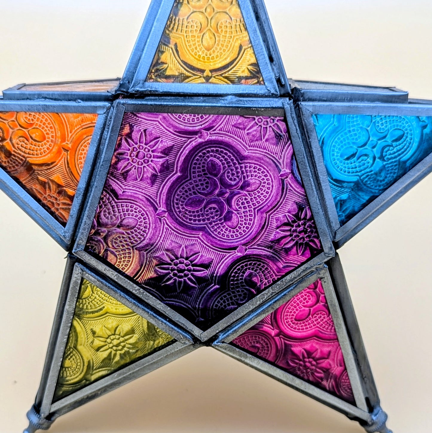 Moroccan Style Star Hanging Glass Lantern