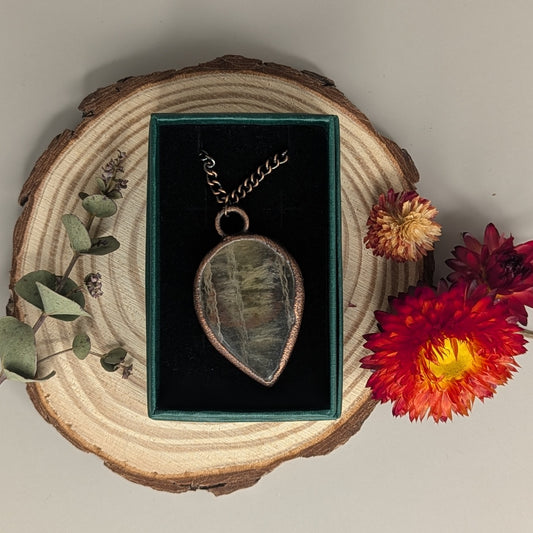"Daisy" Yellow Fluorite Pendant