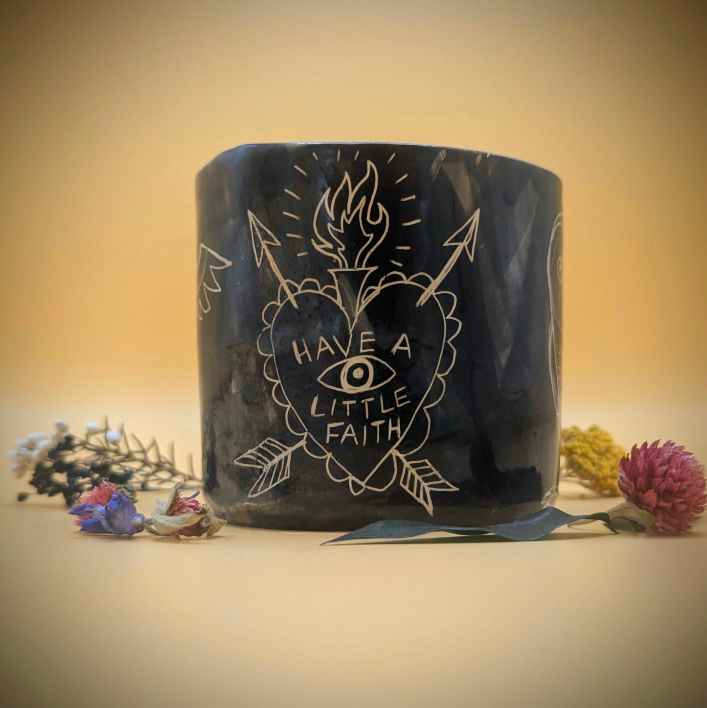 'Have a Little Faith' Ceramic Pot by Ciara Veronica Dunne