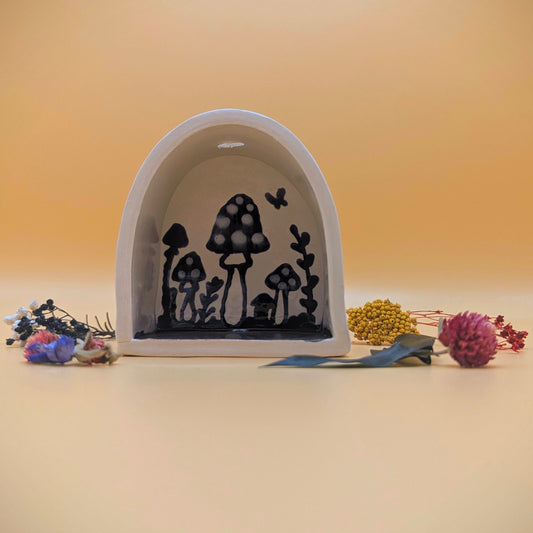 'Mushroom Voto'  Ceramic Shelf by Ciara Veronica Dunne