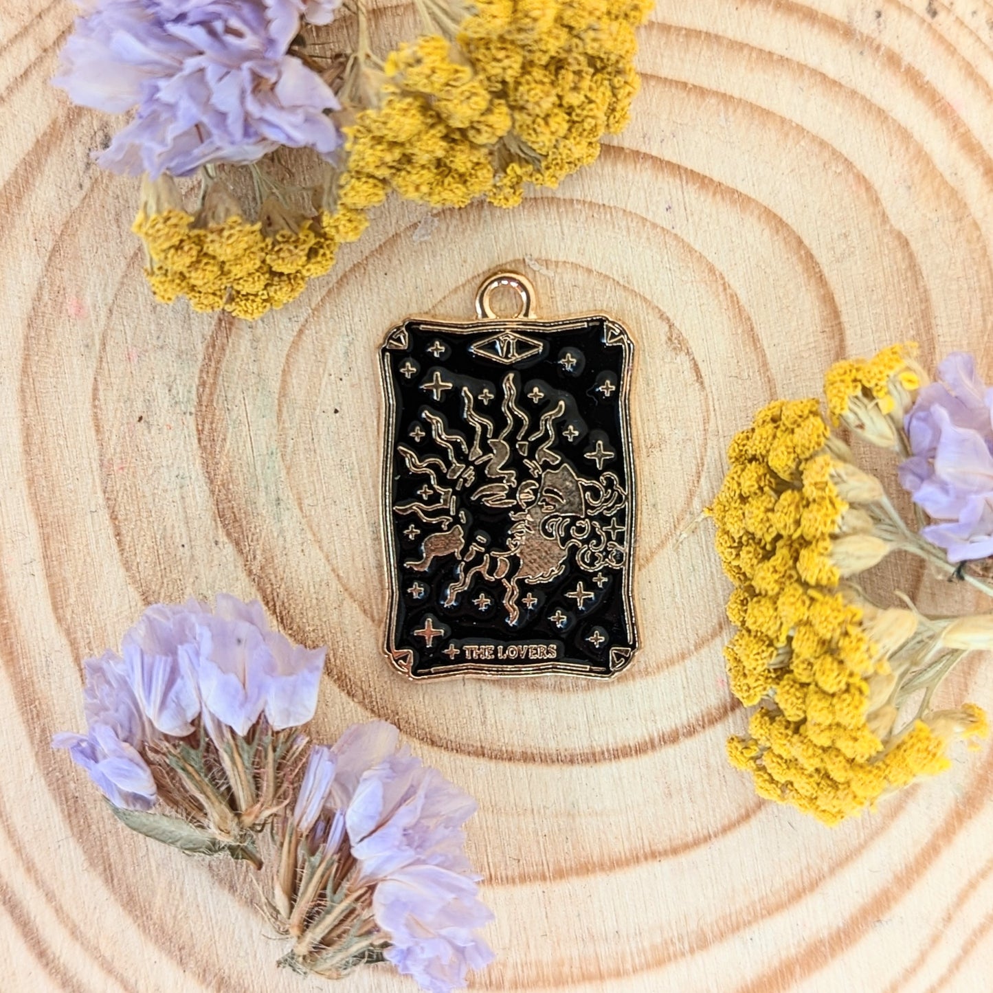 The Lovers Tarot Charm