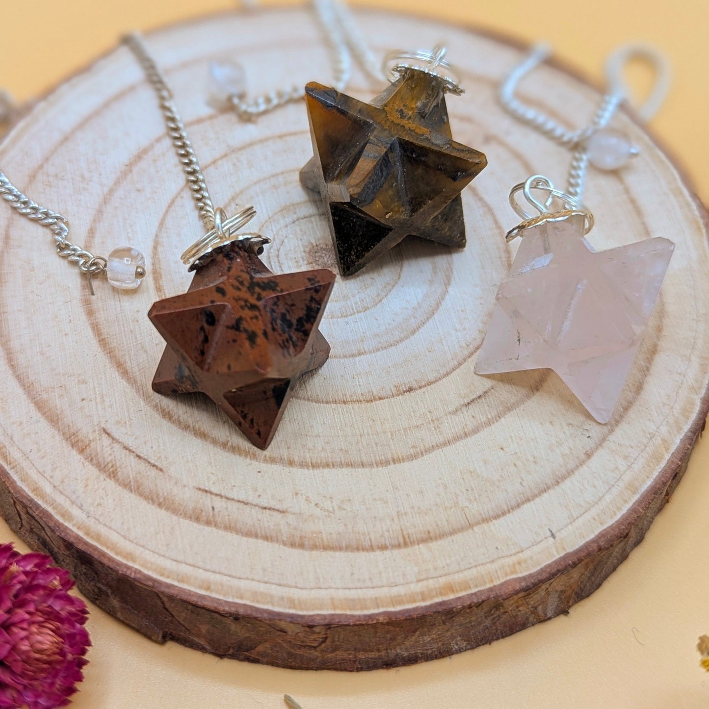 Assorted Crystal Star Pendulum