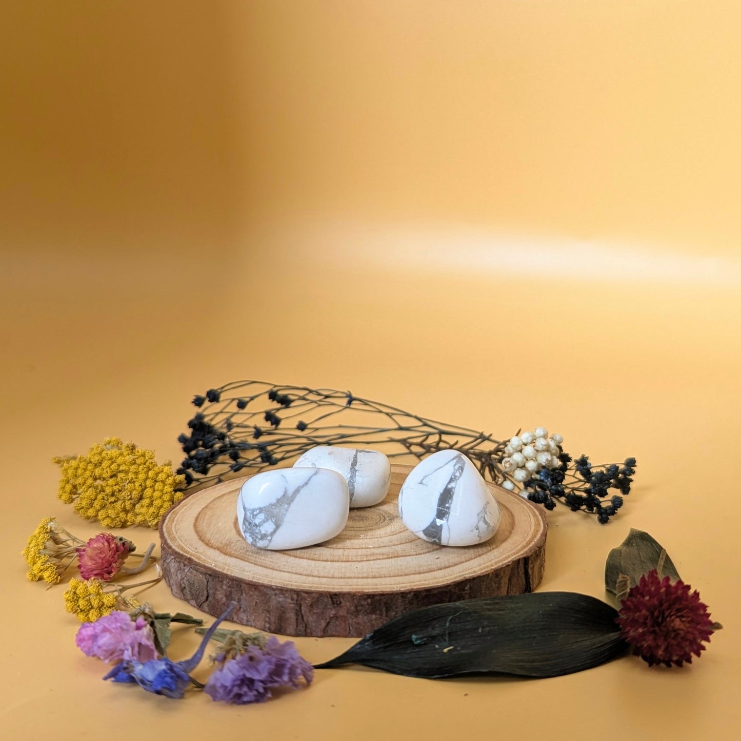 White Howlite Tumblestone