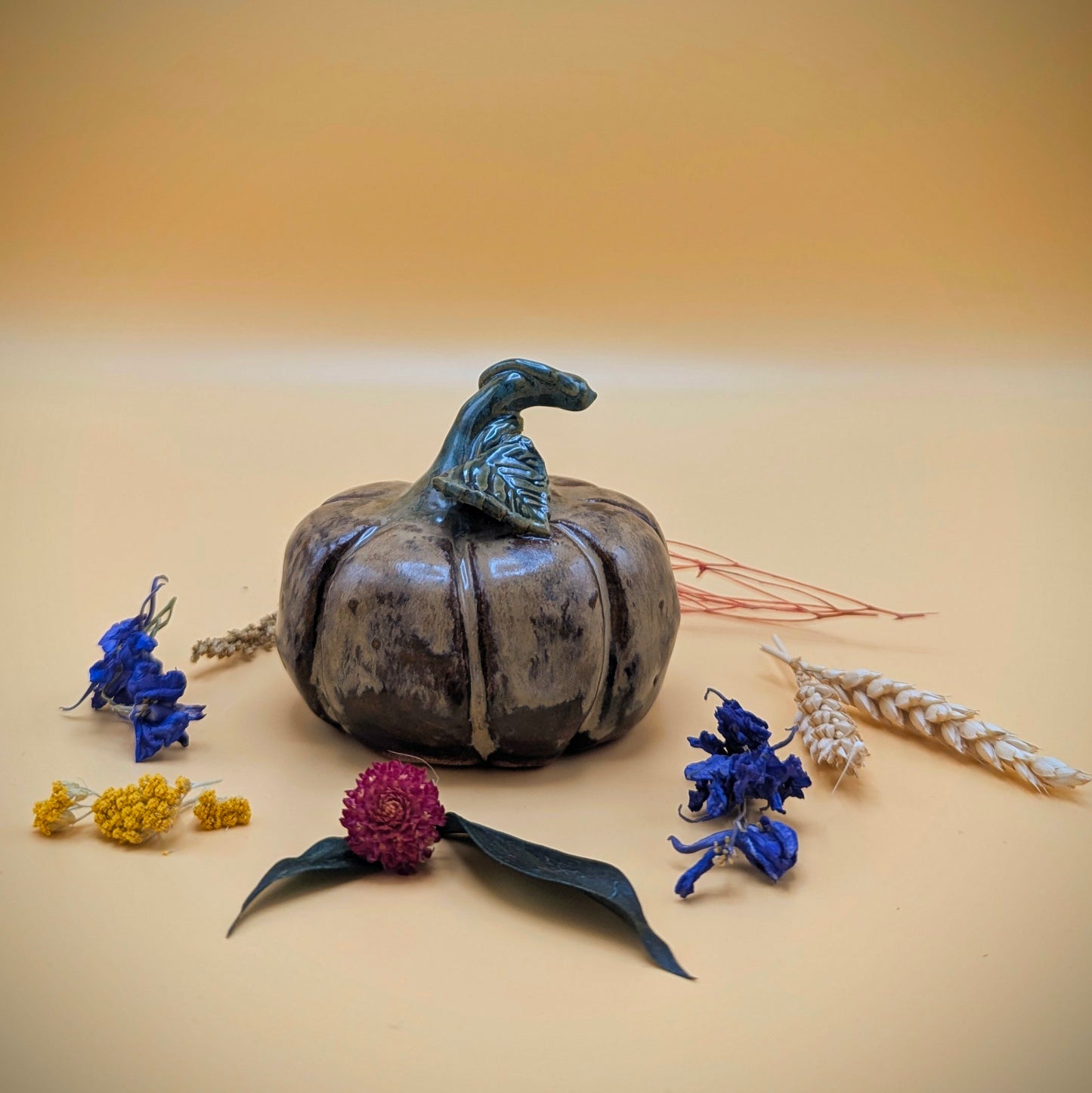 Ceramic Brown Pumpkin