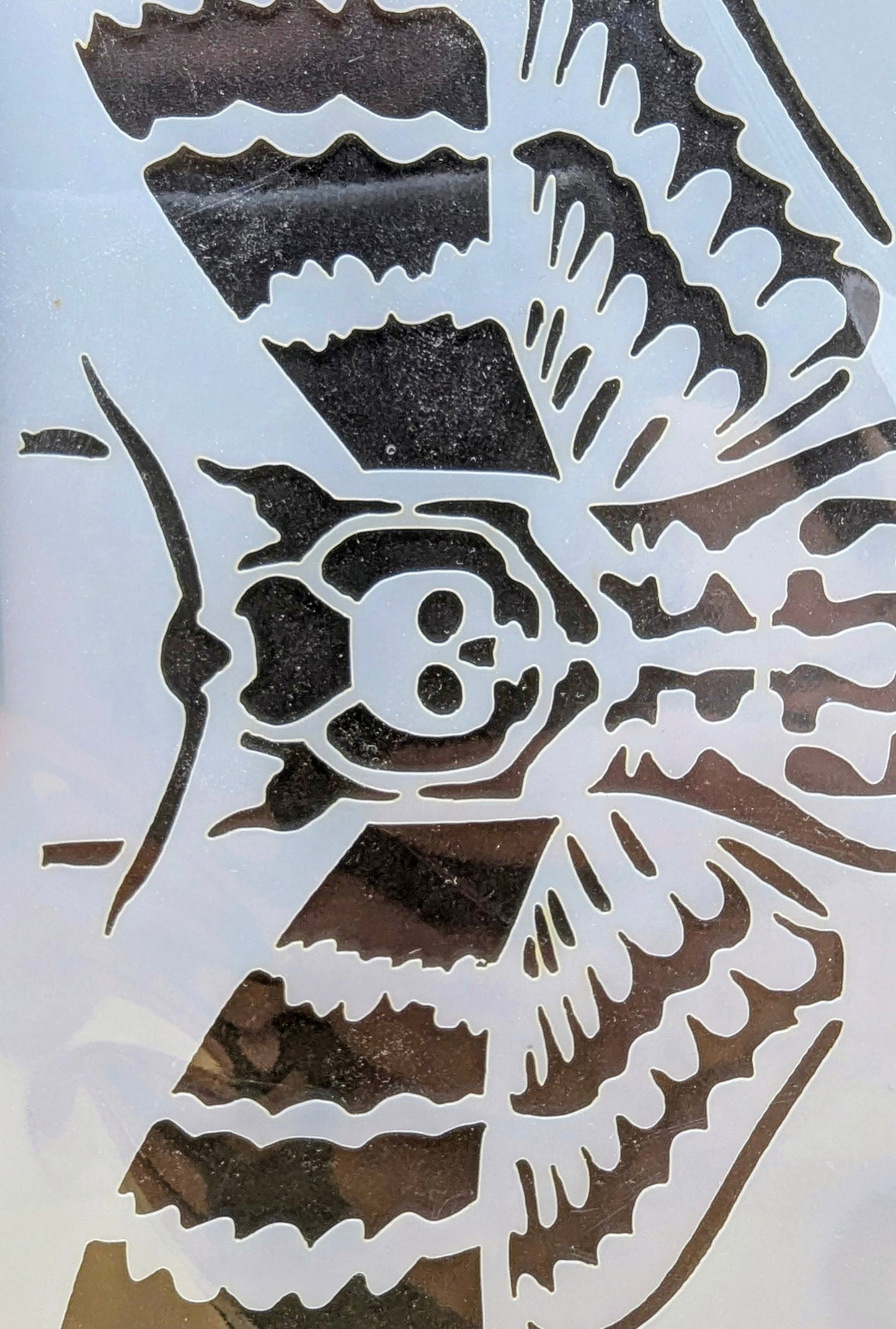 Death Head Moth Stencil