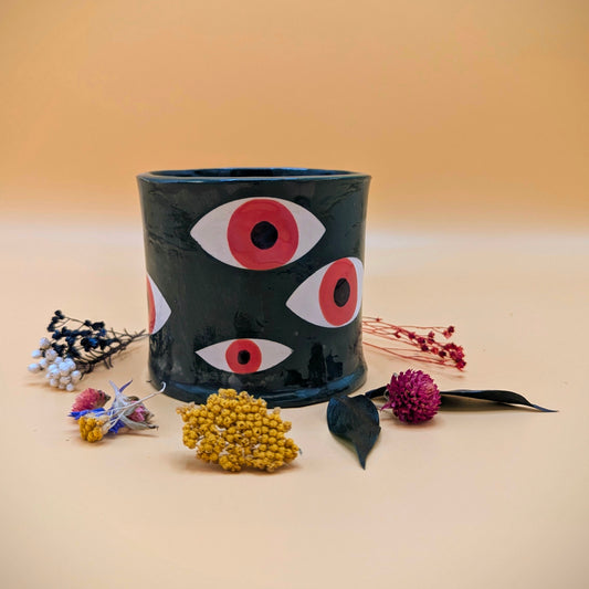 'Green Eyed' Pot by Ciara Veronica Dunne