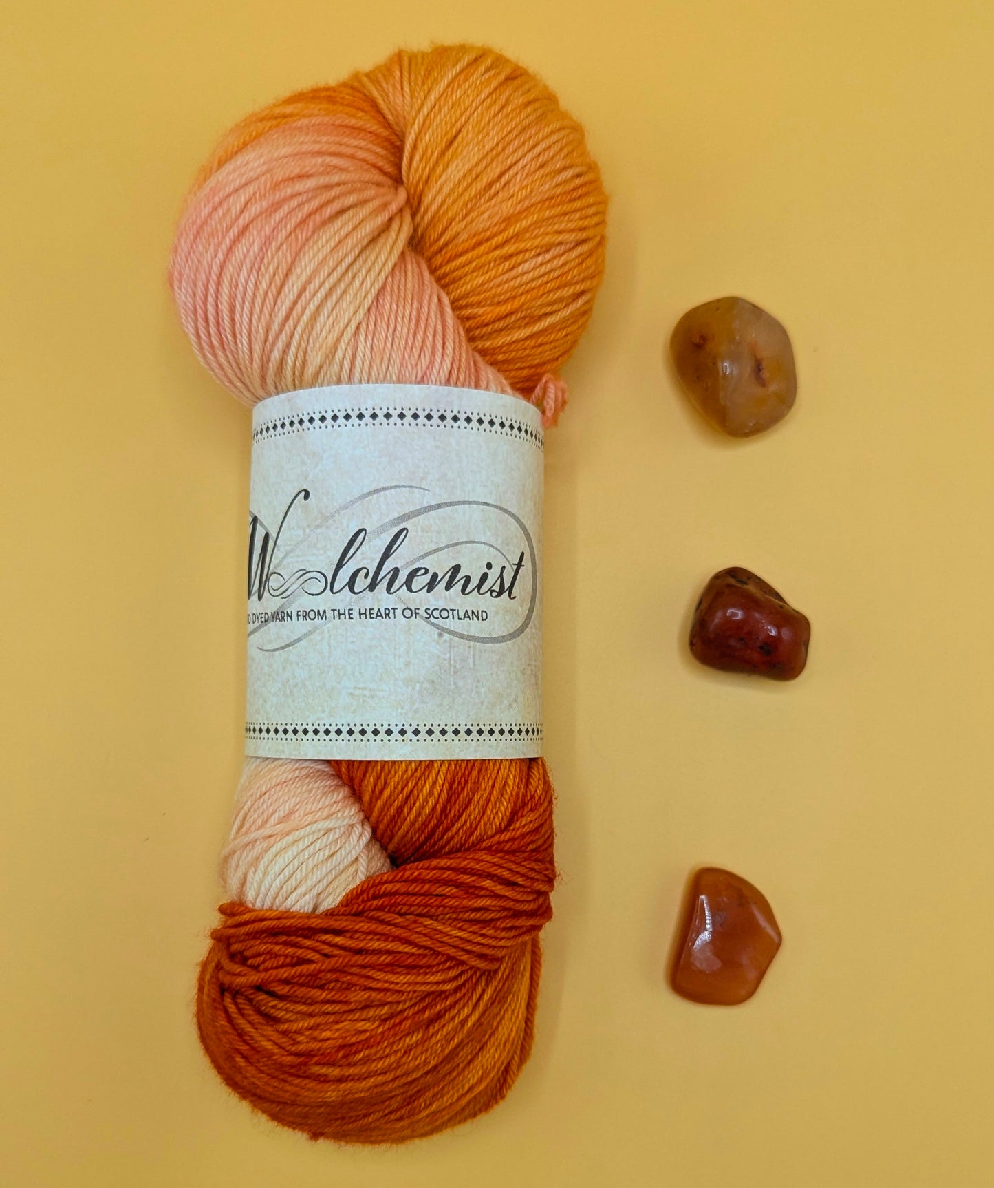 'Carnelian' - the Woolchemist Hand Dyed Yarn - 100g
