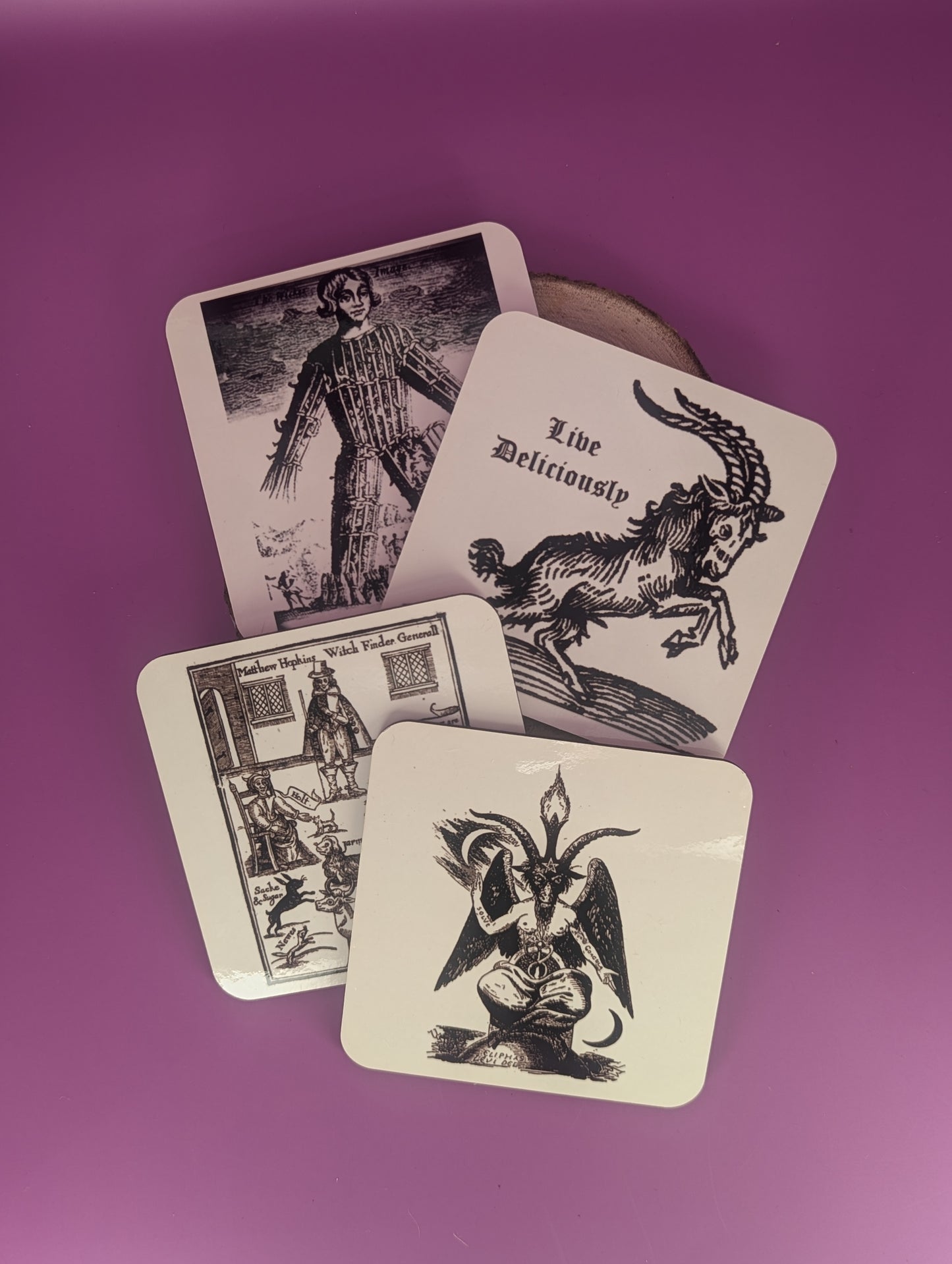 'Folk Horror' Coasters