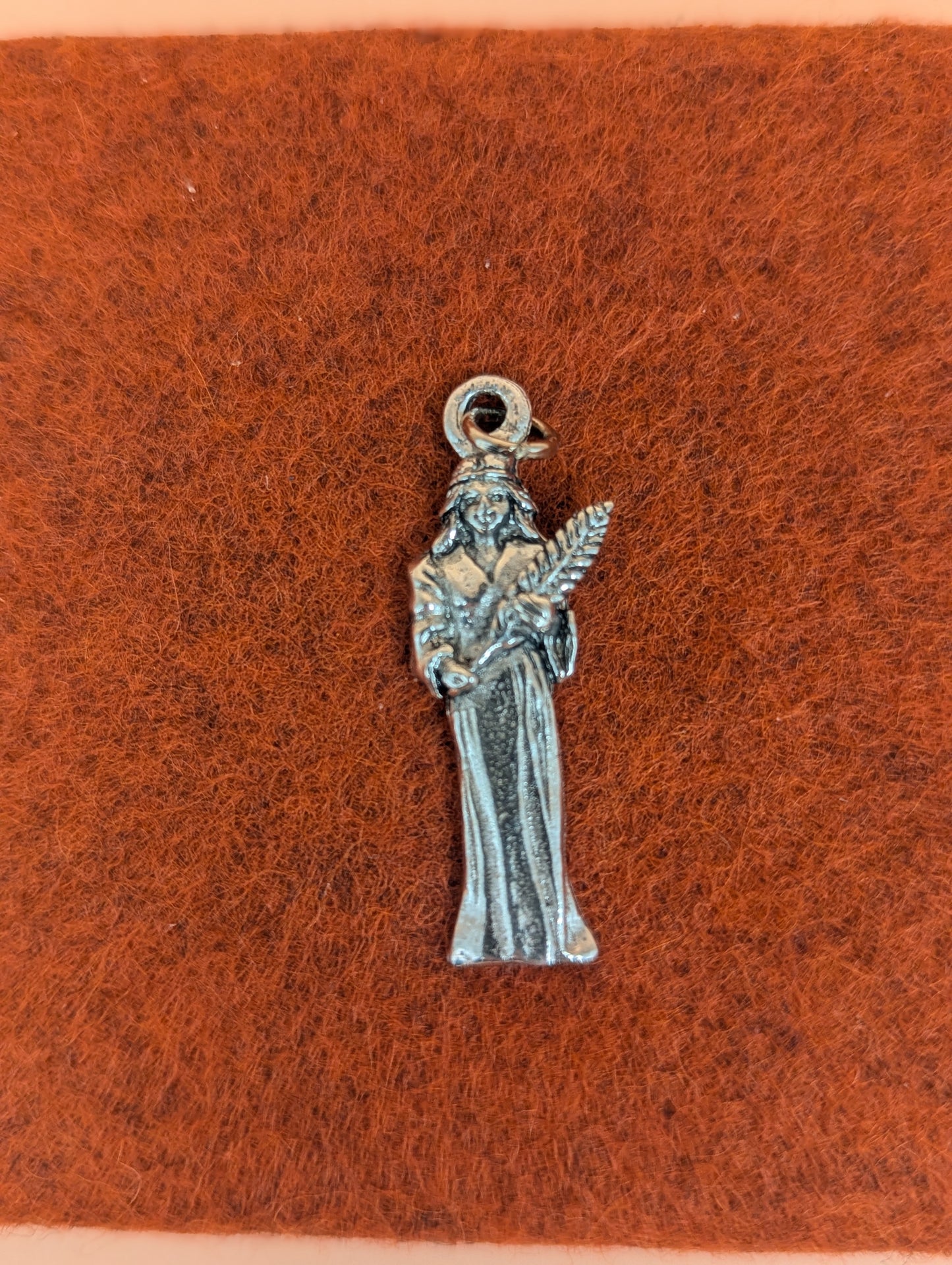 Pewter Virgo Charm