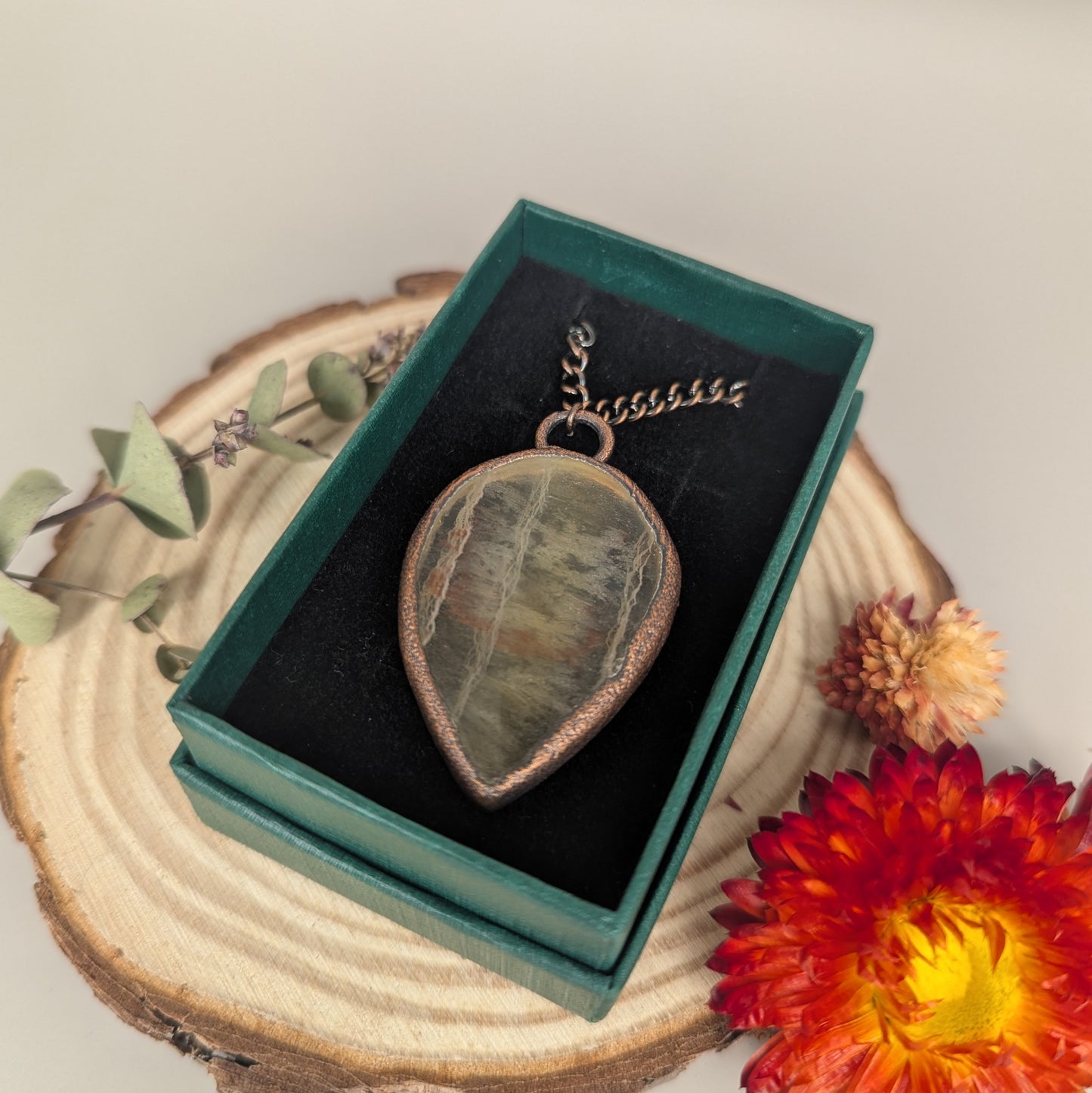 "Daisy" Yellow Fluorite Pendant