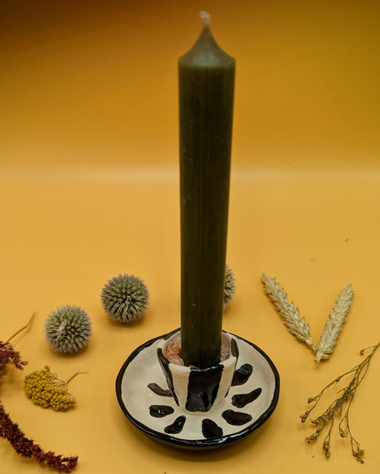 Striped Candle Holder