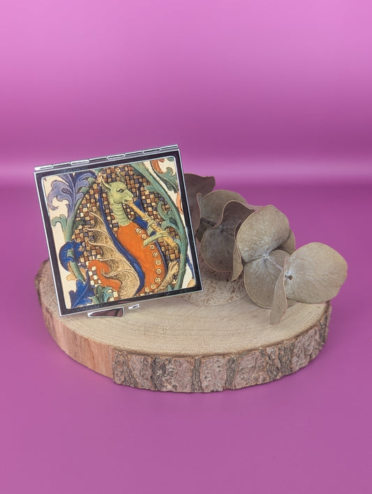 'Medieval Dragon' Compact Mirror