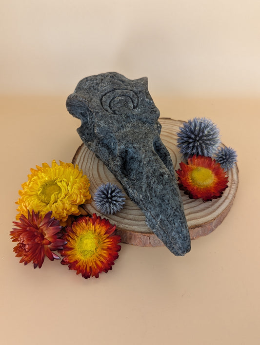 Crow skull Shower Bar - 'Vanilla Coffee'
