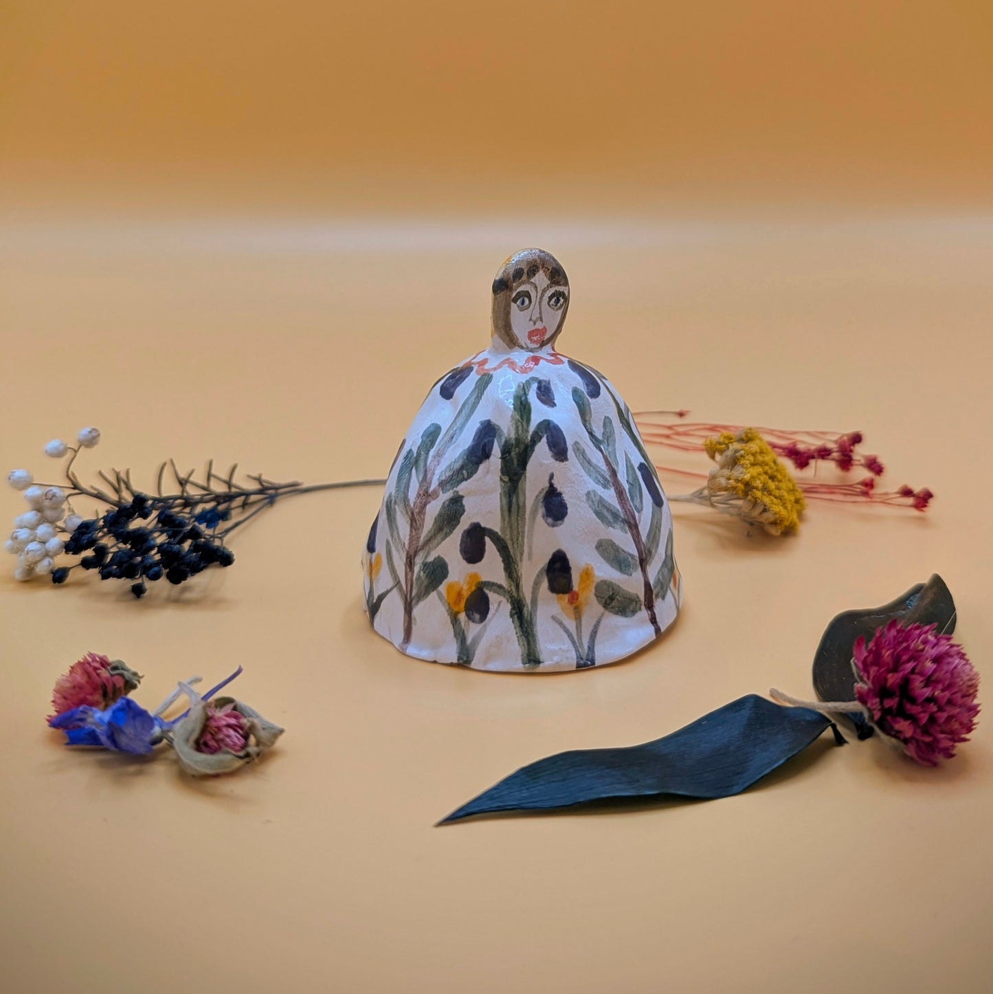'Flower Saint' Ceramic Candle Snuffer by Ciara Veronica Dunne