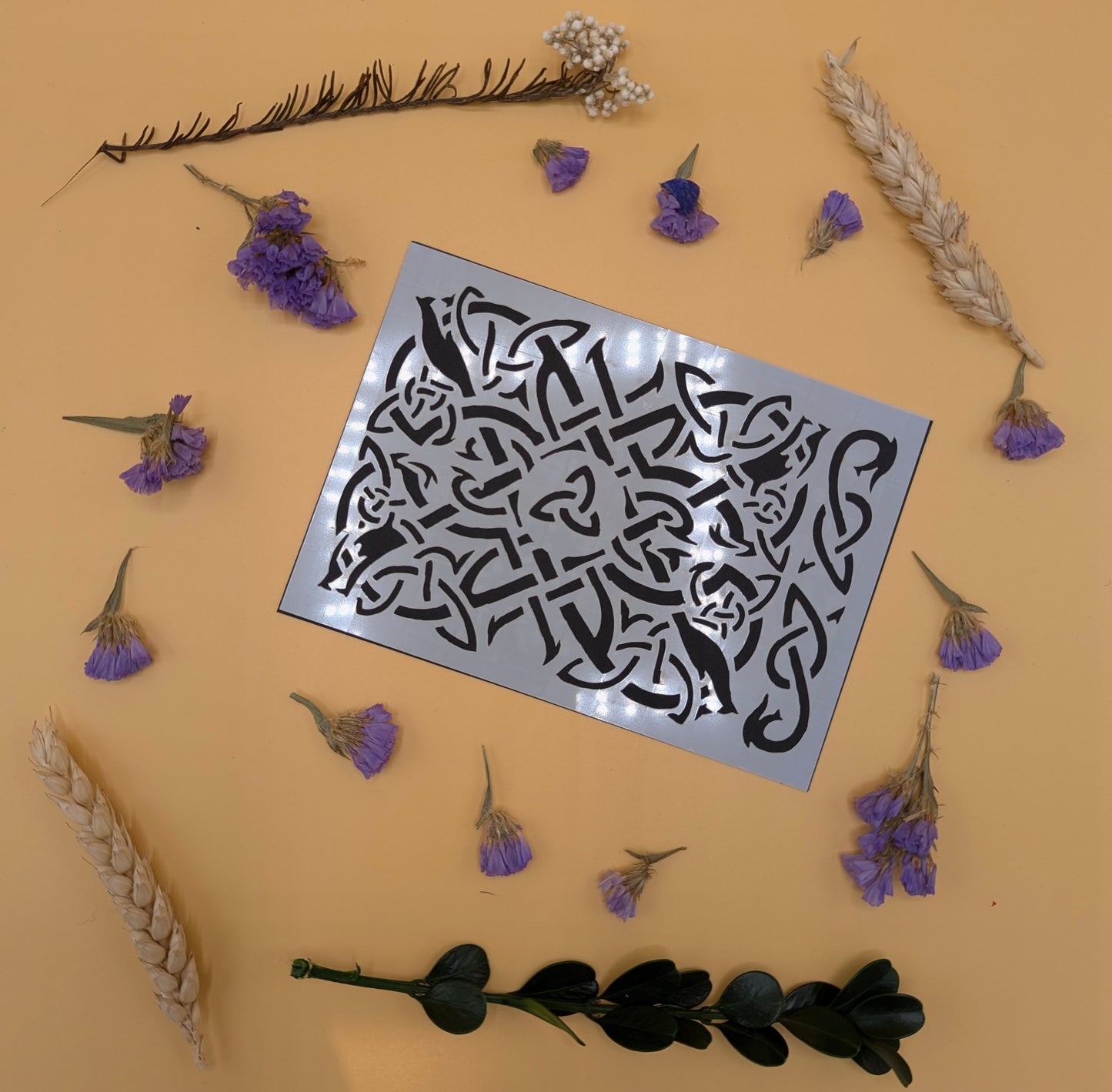 'Celtic Knots' Etching Stencil