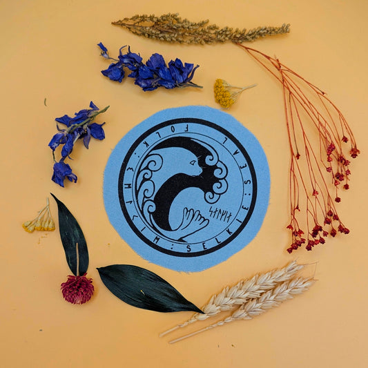 'Blue Seal/Selkie' Round Patch